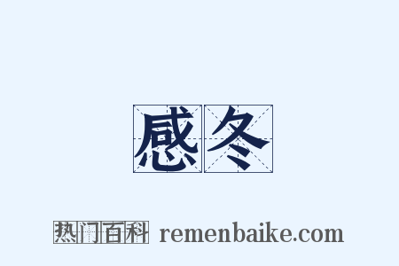 感冬是什么意思的图片